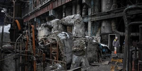 Пошкоджена ТЕС від російського удару